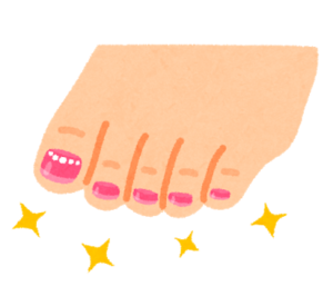 足の指